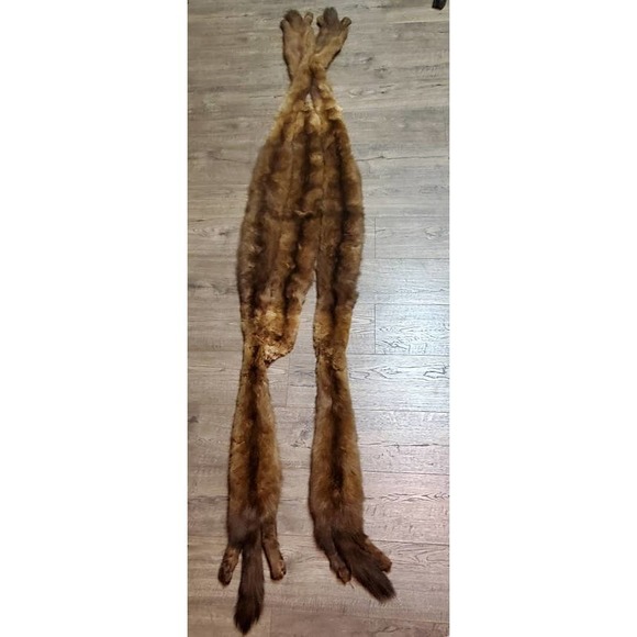 Vintage 40s The Tailored Woman New York Russian Sable Fur Stole / Shawl / Scarf - Picture 5 of 9